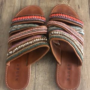 Gorgeous beaded sandals